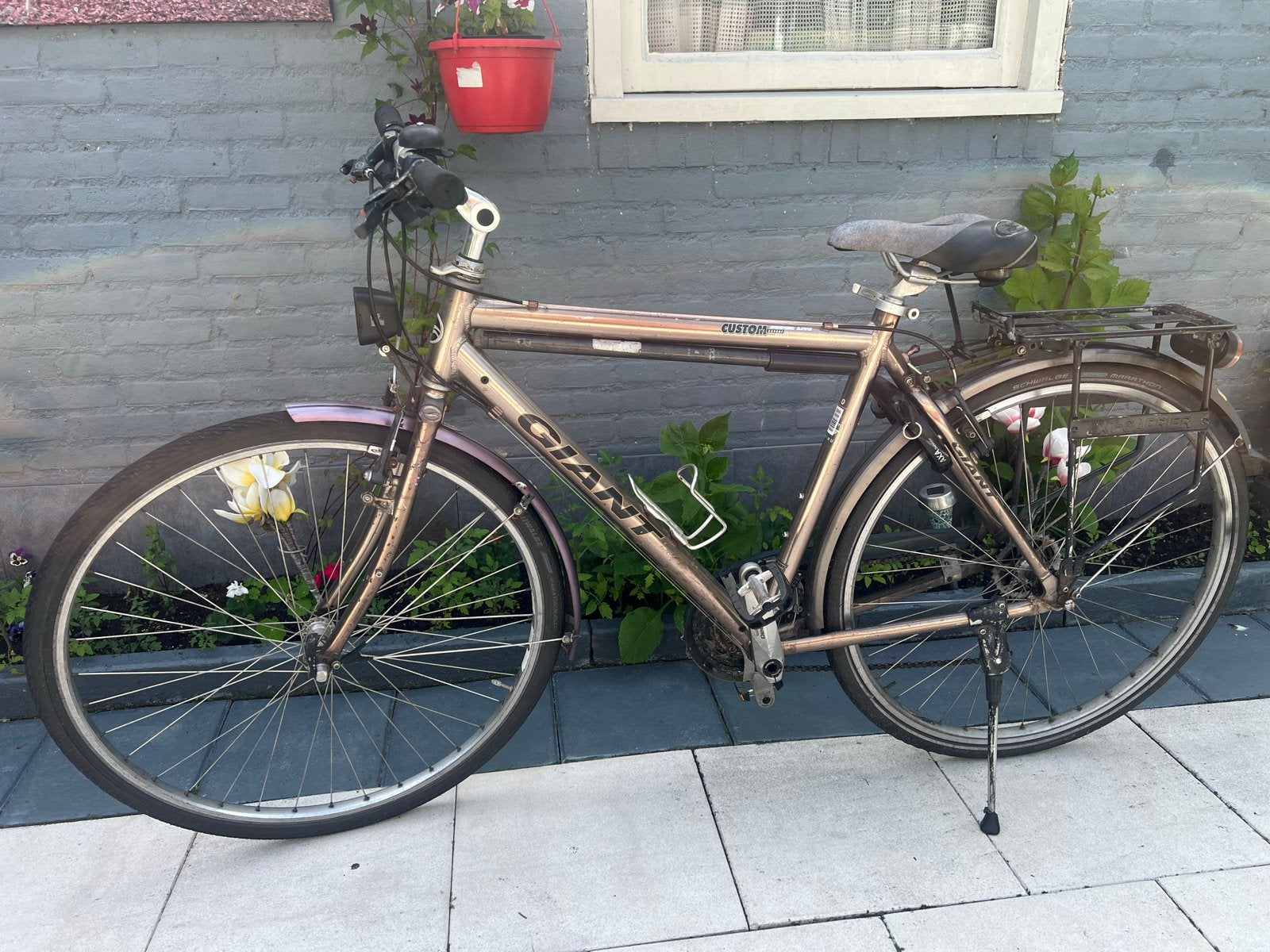 Giant Custom fiets - Goede staat, Gebruikt, Velgrem, Versnellingen, 53 tot 57 cm