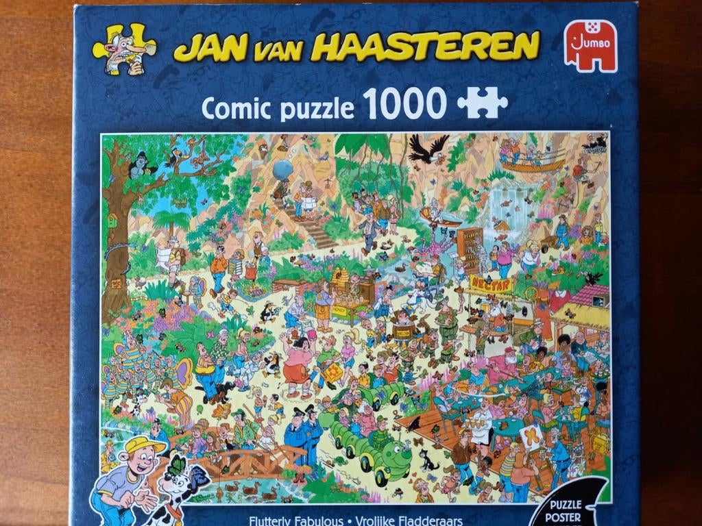 Jan van haasteren vrolijke fladderaars 1000, Ophalen, 500 t/m 1500 stukjes