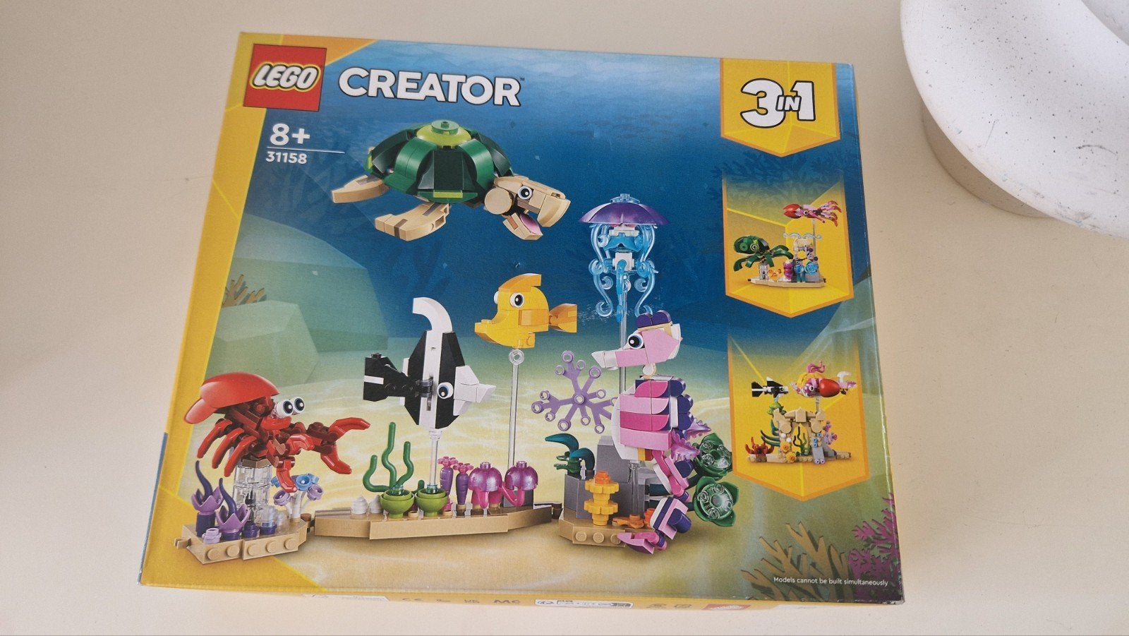 LEGO Creator 31158 Zee Dieren Onderwaterwereld 3-in-1, Compleet, Lego, Ophalen of Verzenden, Zo goed als nieuw