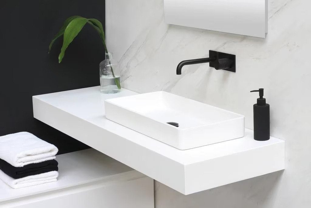 Fuori Model C wastafel + Roca Ona Waskom, Doe-het-zelf en Verbouw, Sanitair, Ophalen, Nieuw, Wastafel