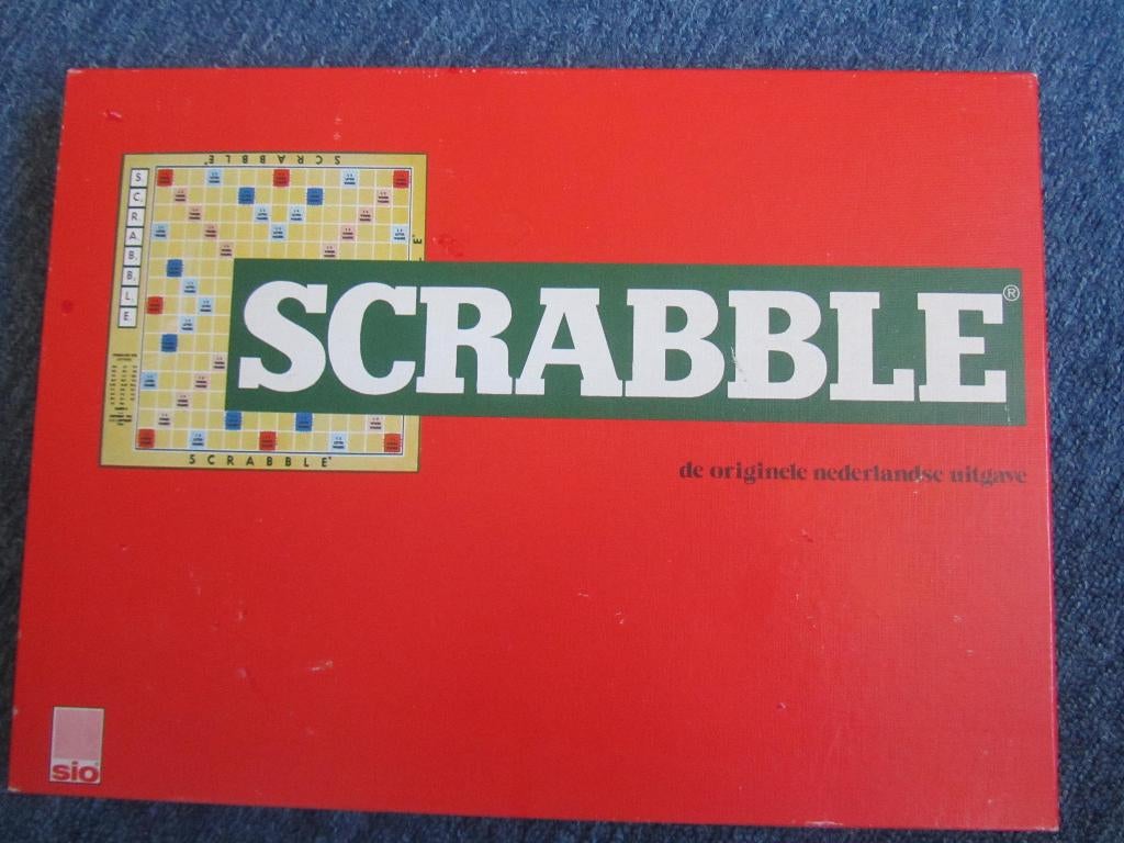 Scrabble van Sio, houten letters, compleet, Hobby en Vrije tijd, Gezelschapsspellen | Bordspellen, Een of twee spelers, Ophalen of Verzenden