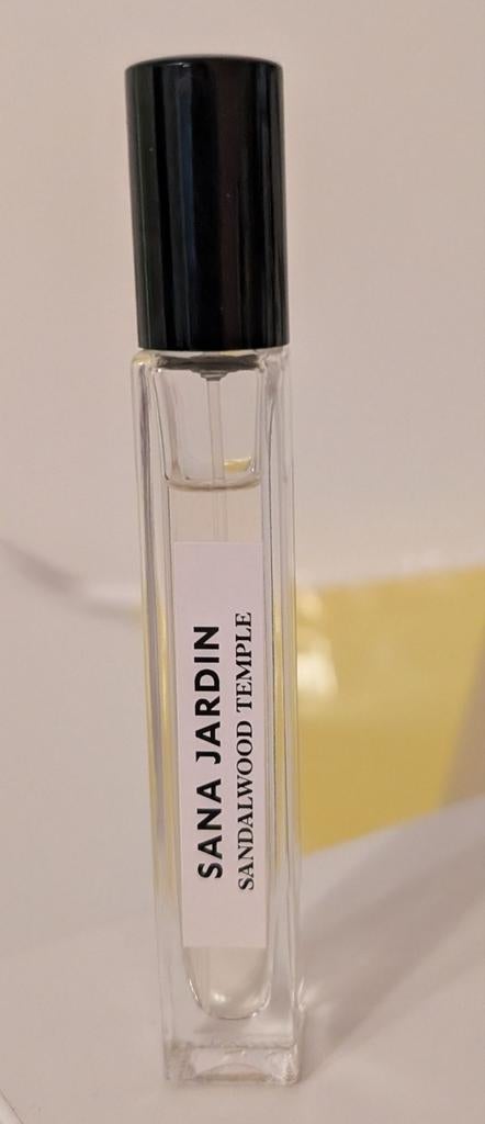 Sana Jardin Sandalwood Temple 10ml parfum, Verzamelen, Ophalen of Verzenden, Zo goed als nieuw, Miniatuur