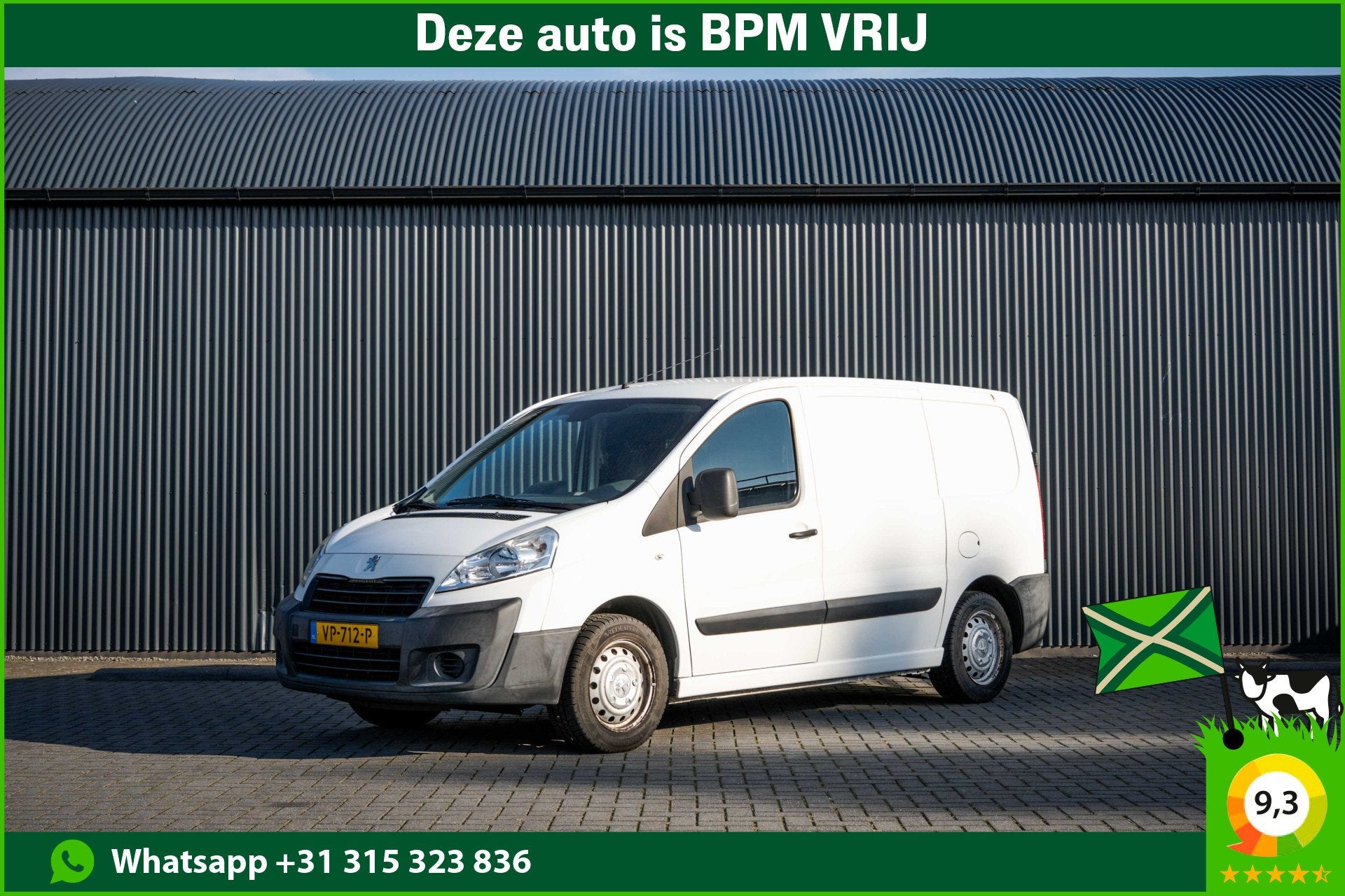 Peugeot Expert 2.0 HDi 128PK L1H1 | Cruise | Airco | 3-Zits, Voorwielaandrijving, Euro 5, Stof, Gebruikt