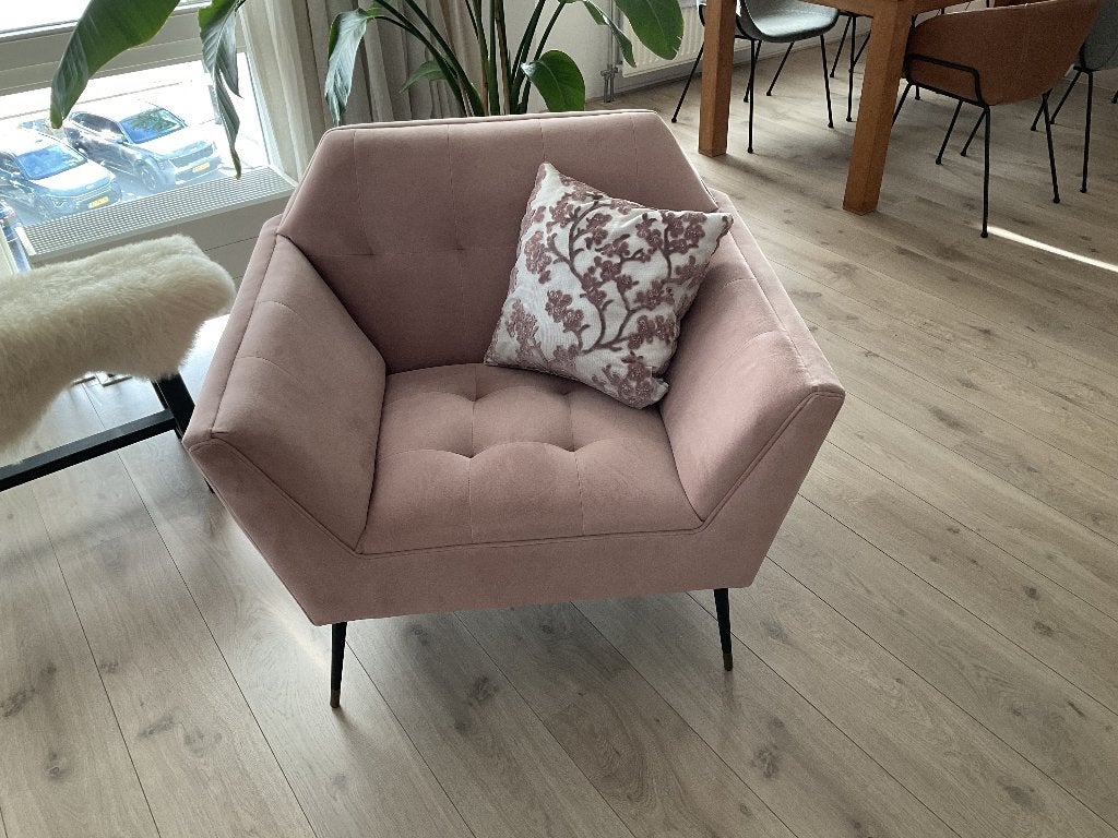 Lounge fauteuil, Huis en Inrichting, Stoelen, Ophalen, Overige kleuren, Zo goed als nieuw, Stof