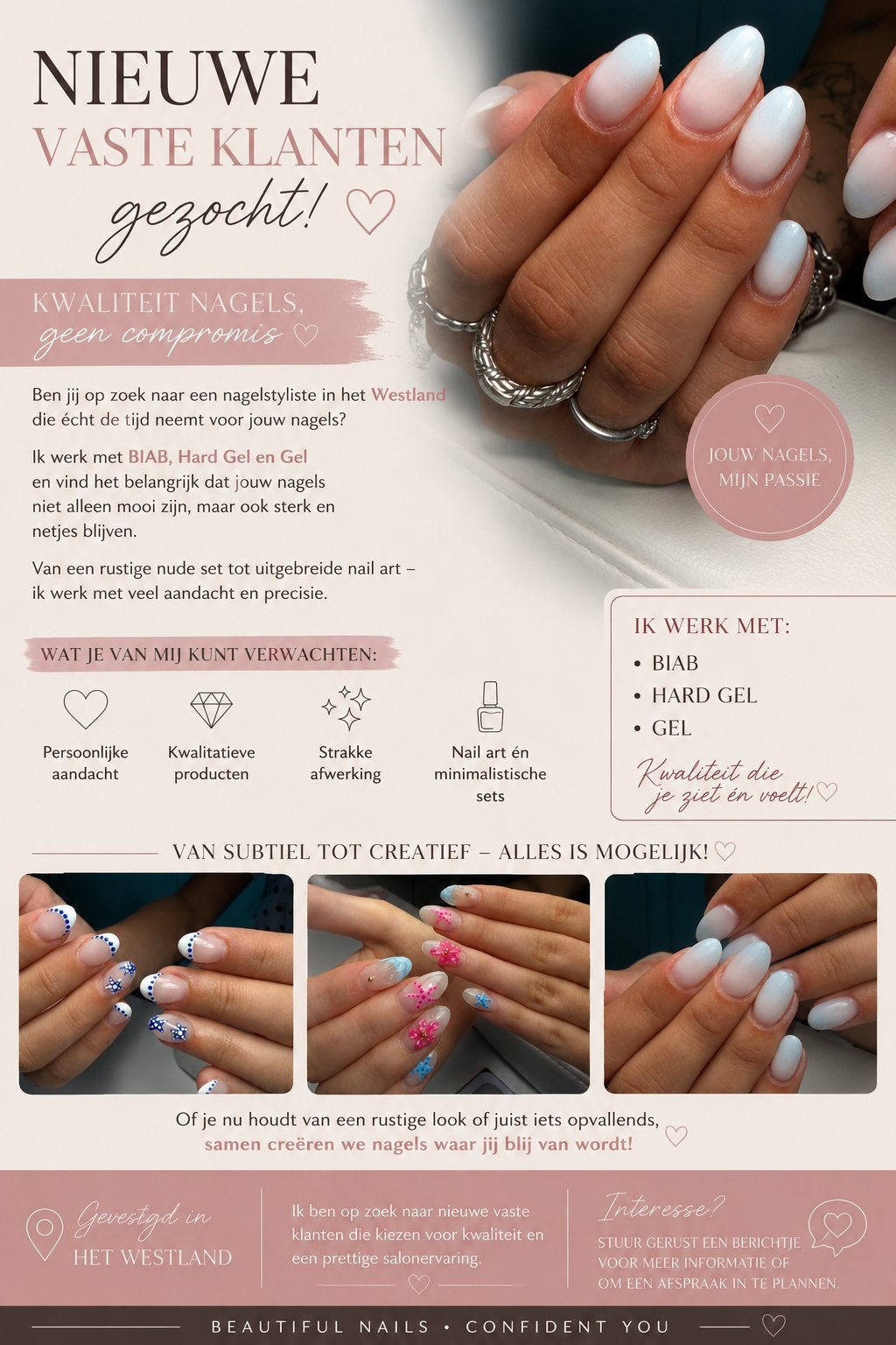 Nagelstyliste Den Haag/Westland, Ophalen, Overige kleuren, Nieuw, Handen en Nagels