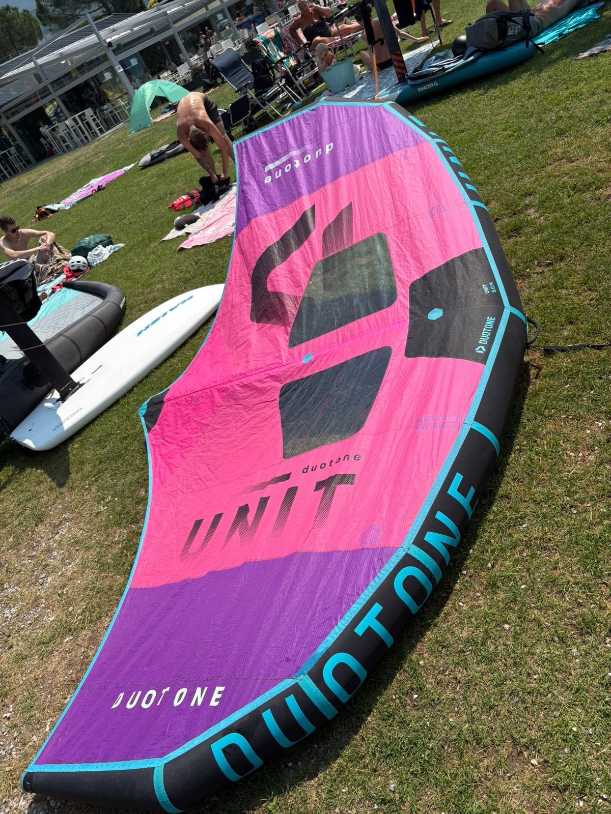 Duotone unit 5.0 wing, Watersport en Boten, Wingsurfen, Ophalen of Verzenden, Gebruikt, Wingsurf-wing