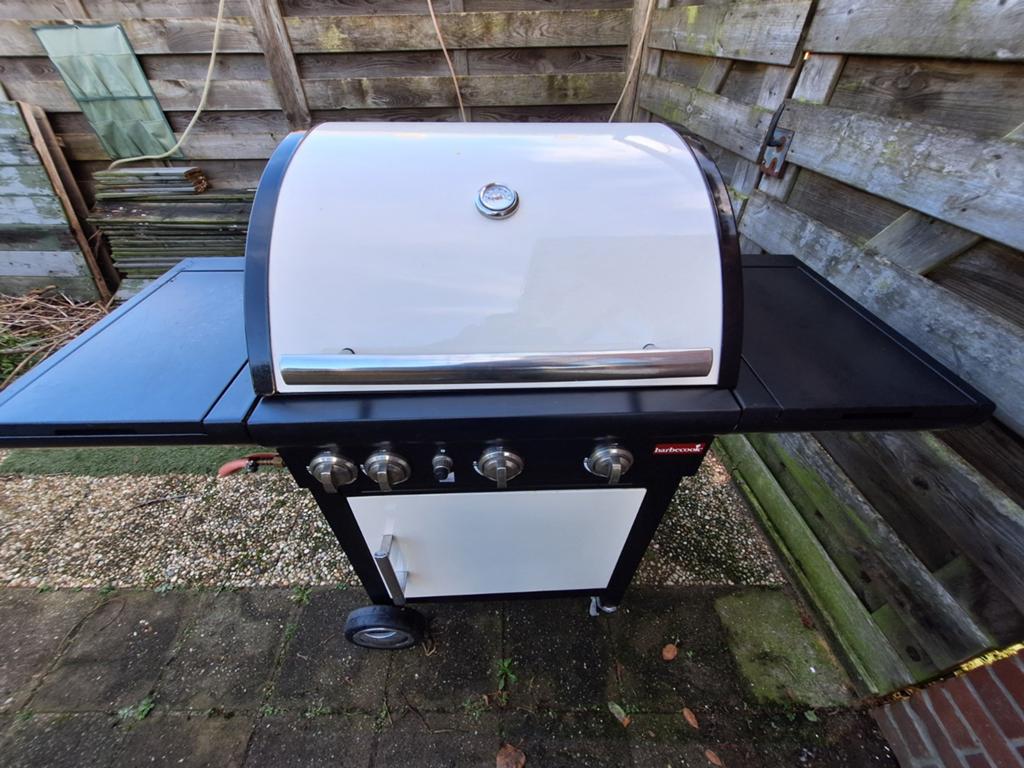 Gasbarbecue Barbecook met zijbrander (zonder gasfles), Ophalen of Verzenden, Gebruikt, Barbecook