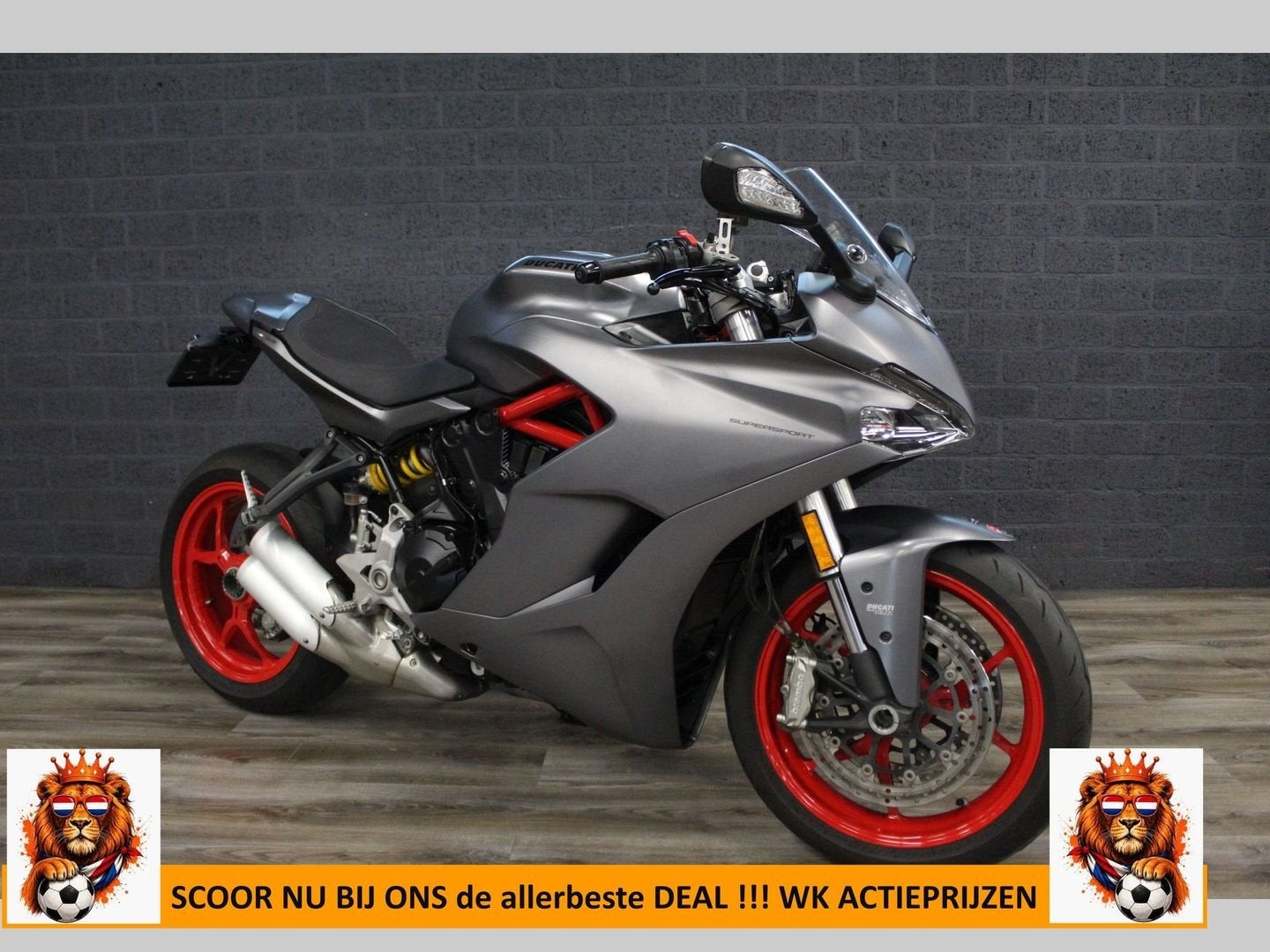 DUCATI SUPERSPORT S (bj 2019) 29,536 km Senna Grey, DUCATI, 2 cilinders, Motorrijbewijs A, Bedrijf