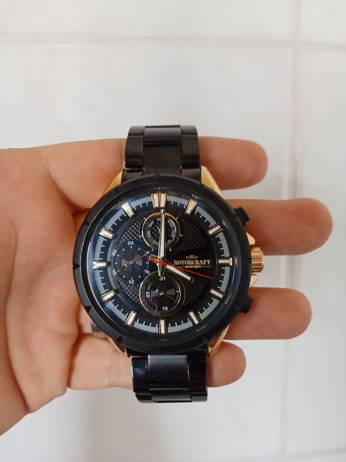 Rotorcraft Horloge RC2901 Gear Series Herenhorloge, Overige merken, Staal, Gebruikt, Staal