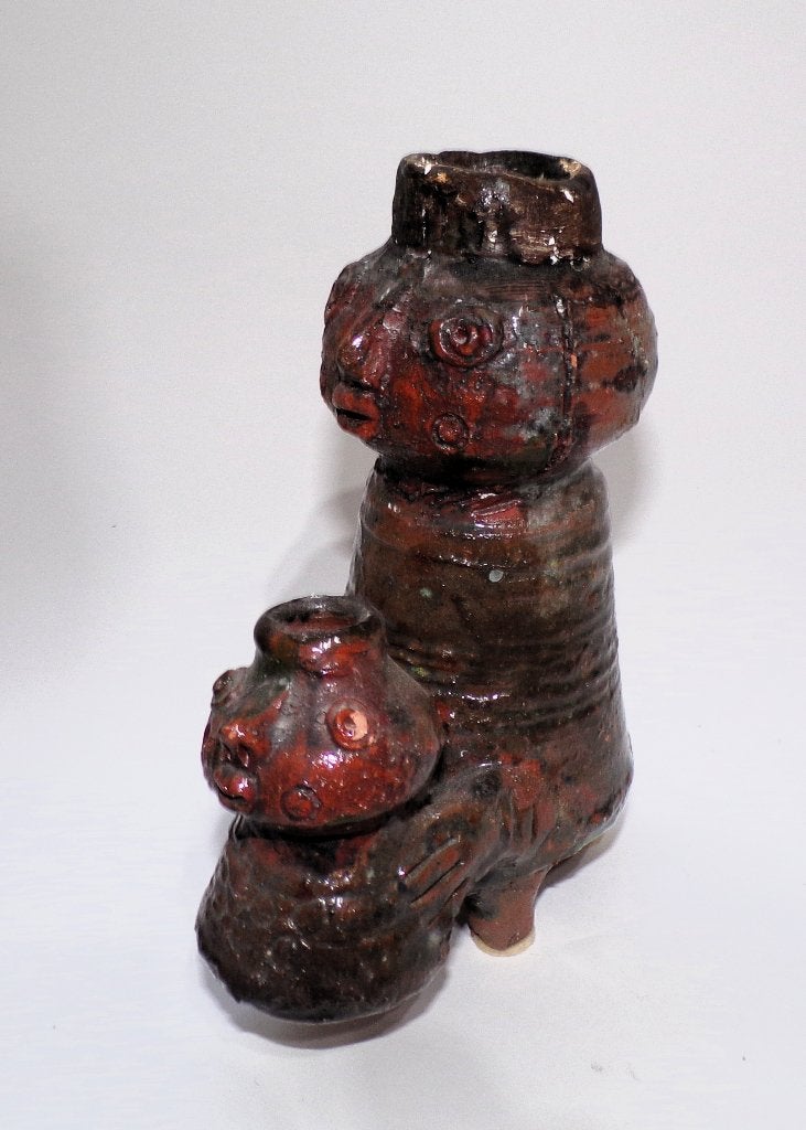Raymond van Kessel - fantasiefiguur met kind, Antiek en Kunst, Ophalen of Verzenden