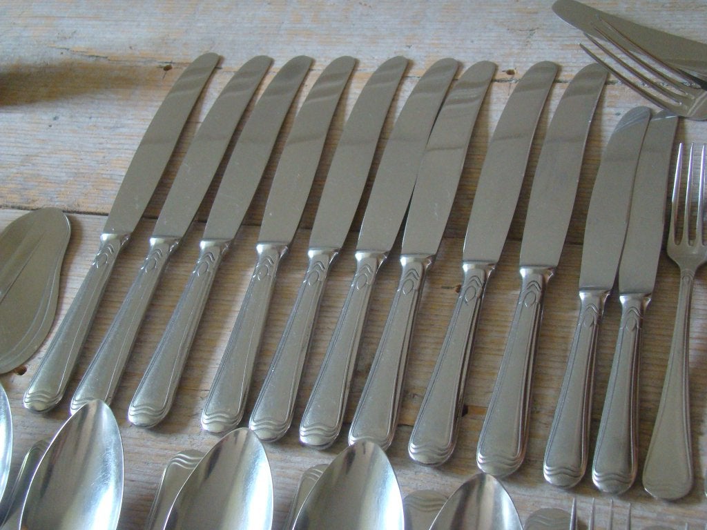 Bestek Gero Zilmeta, nr 527 GOLFJE, gaaf, Antiek en Kunst, Antiek | Bestek, Ophalen of Verzenden
