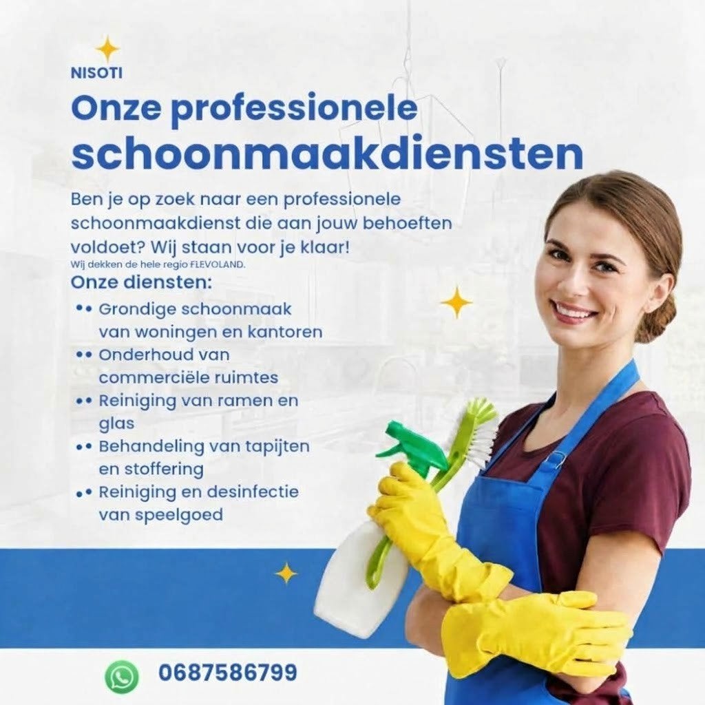 Professionele schoonmaakdienst voor huis en kantoor, Glazenwassen binnen