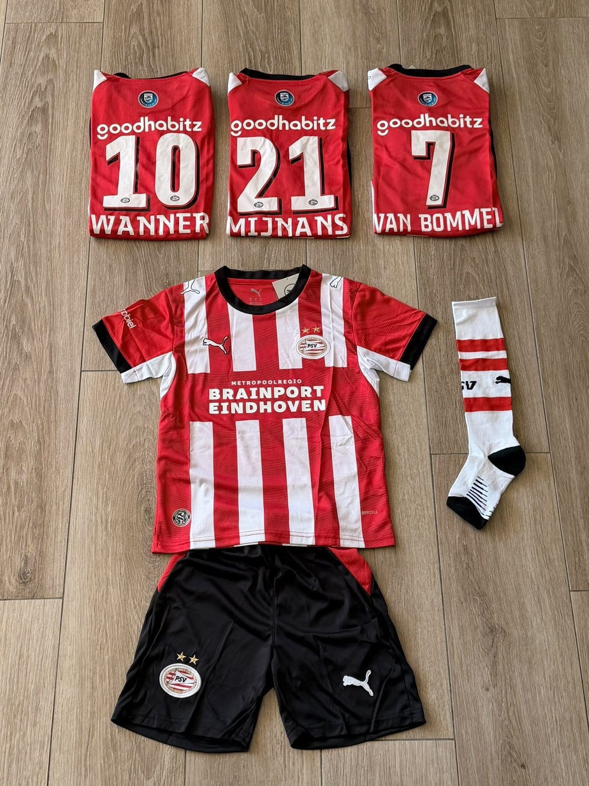 Voetbal tenues Clubs! Maat 116 t/m 164 !, Maat XS of kleiner, Ophalen of Verzenden, Nieuw, Set