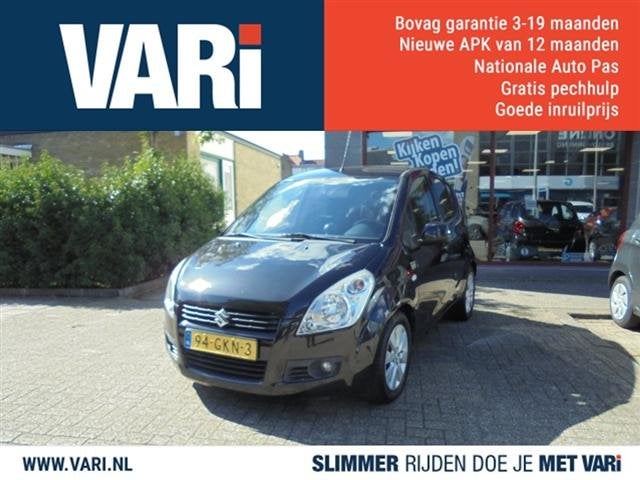 Suzuki Splash 1,2 Exclusive (bj 2008), Auto's, Voorwielaandrijving, 86 pk, 965 kg, Zwart