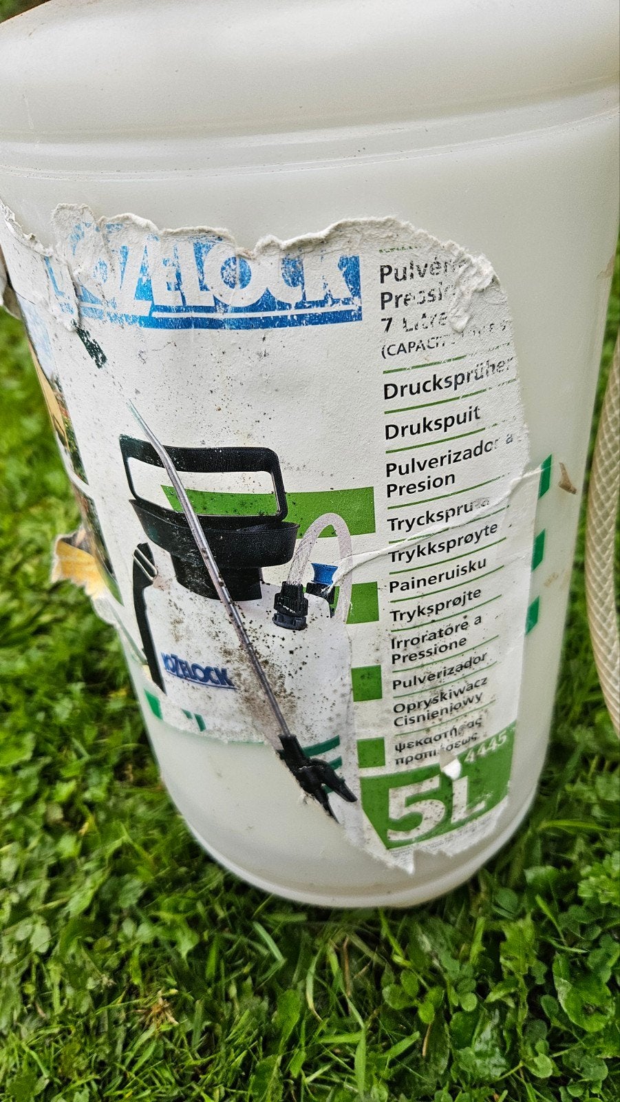 Drukspuit 5L - Ideaal voor tuin en planten, Ophalen of Verzenden, Gebruikt, Handsproeier