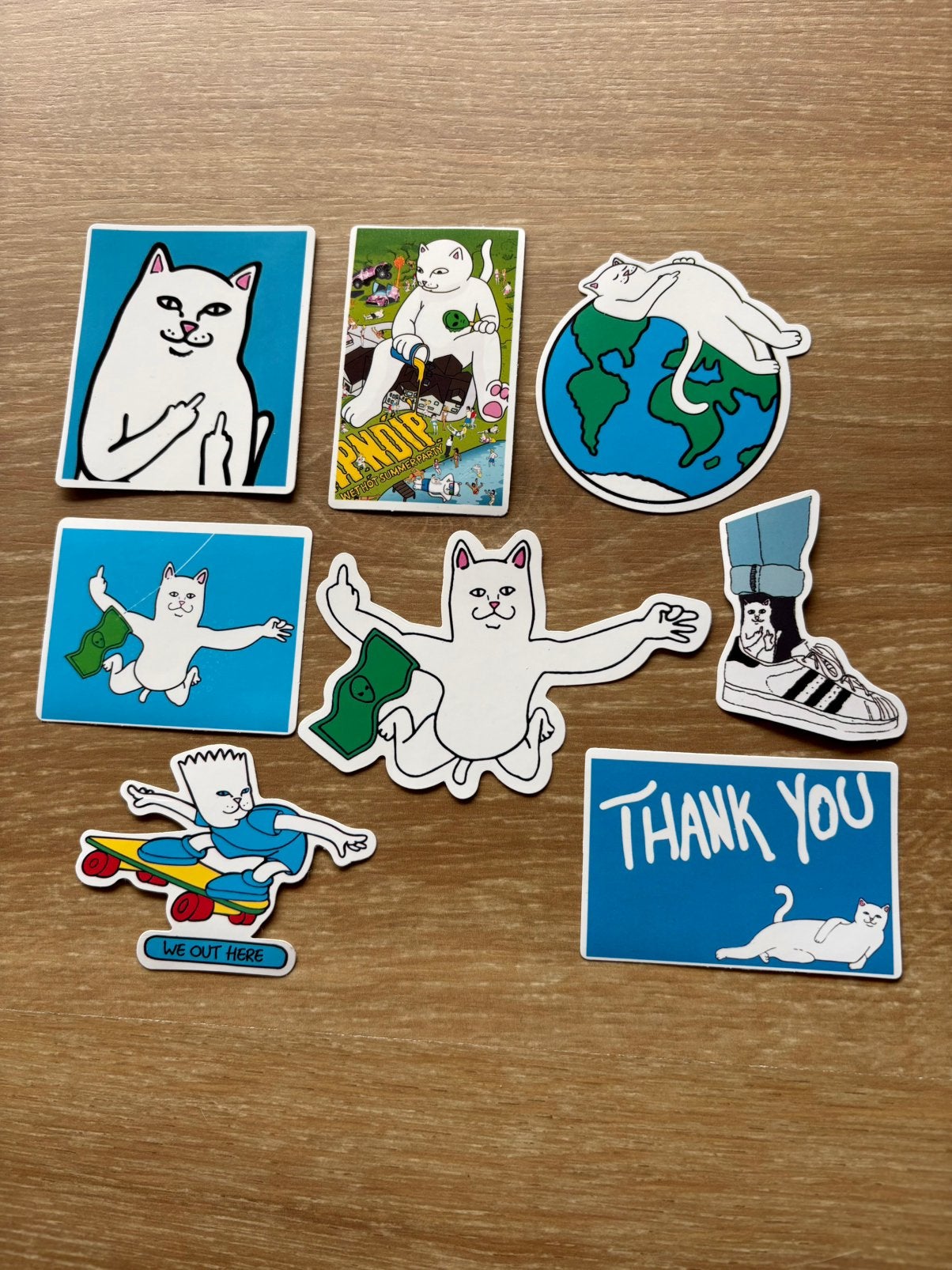 Ripndip blue stickers, Ophalen of Verzenden, Nieuw, Merk
