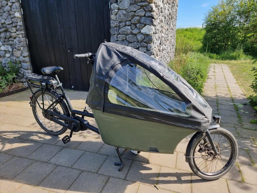 Dolly regenhuif / regentent voor 1e generatie bakfiets, Ophalen, Gebruikt, Dolly