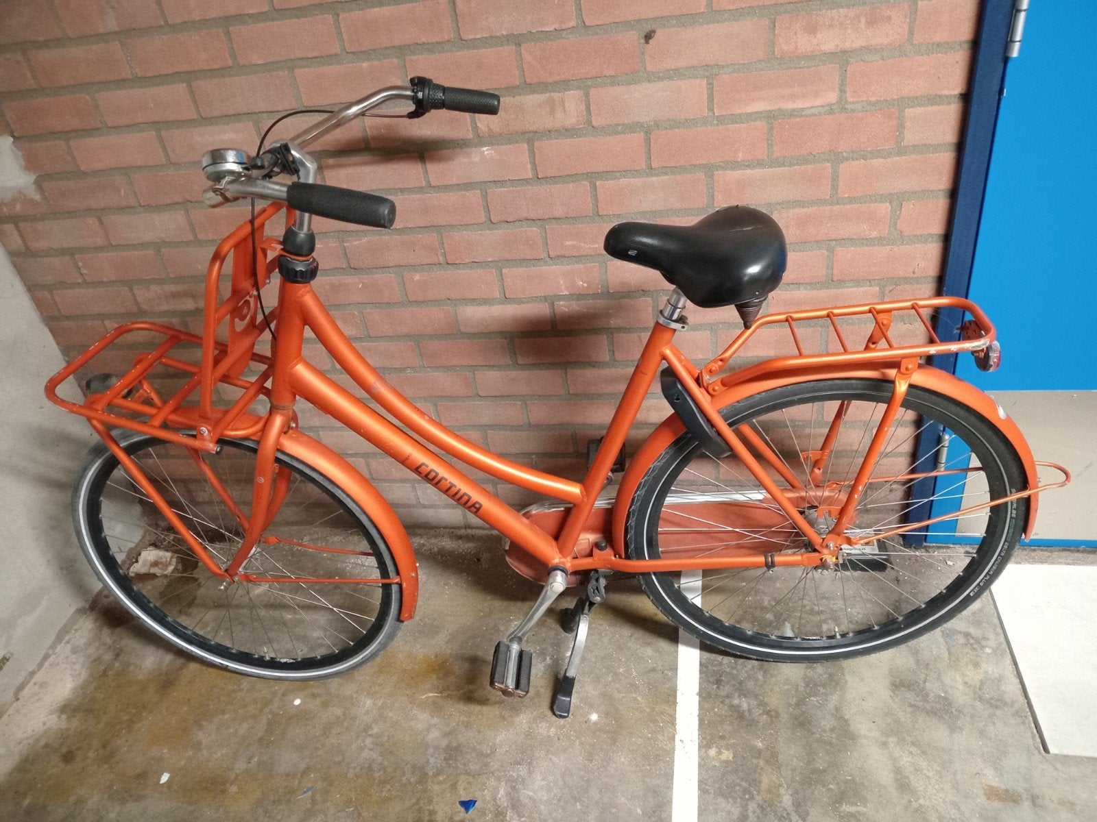 cortina u4 transportfiets 28 Inch 3 versnellingen, Fietsen en Brommers, Fietsen | Dames | Damesfietsen, 50 tot 53 cm, Ophalen