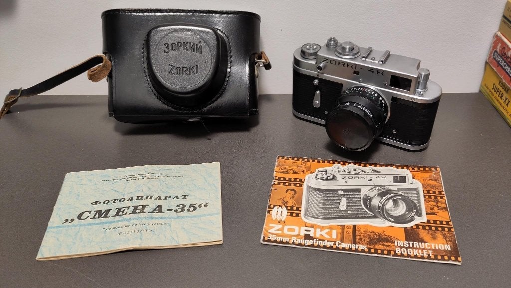Zorki 4K 35mm Zeer nette staat., Ophalen of Verzenden, Gebruikt, Compact, Overige Merken