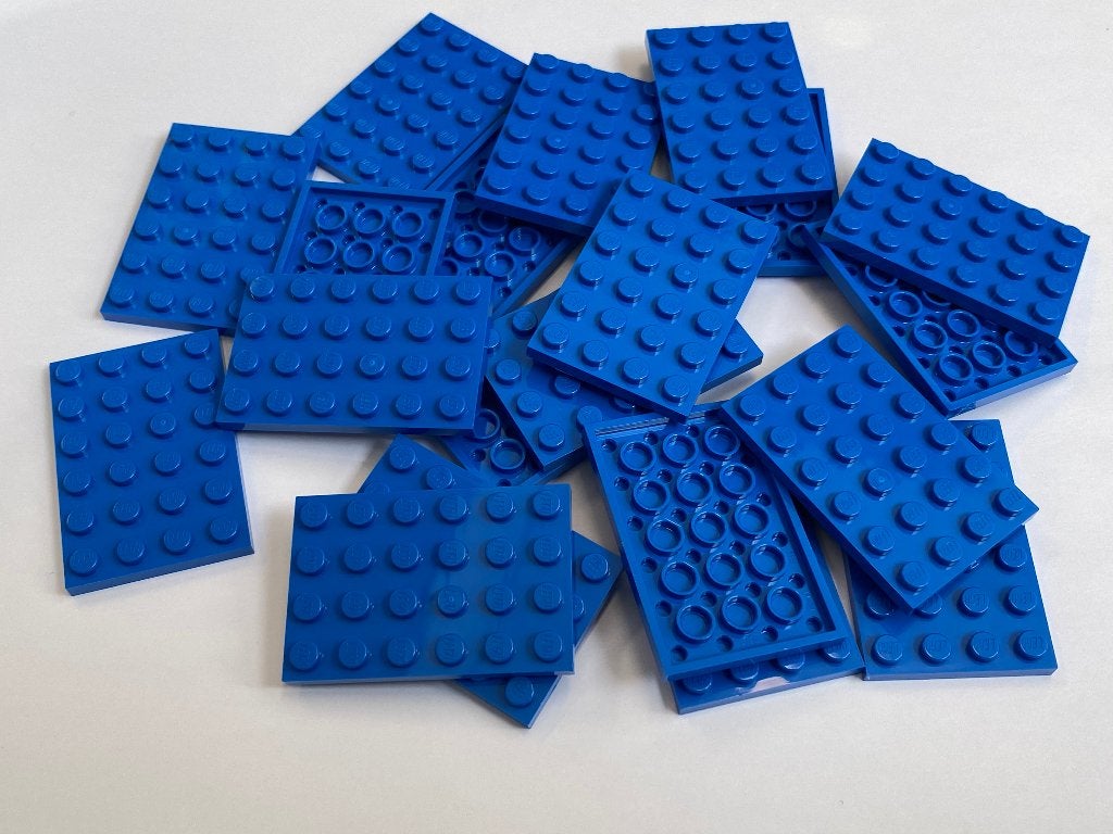 Partij 20x nieuwe 4x6 Lego platen in diverse kleuren, Overige thema's, Lego, Nieuw, Ophalen of Verzenden