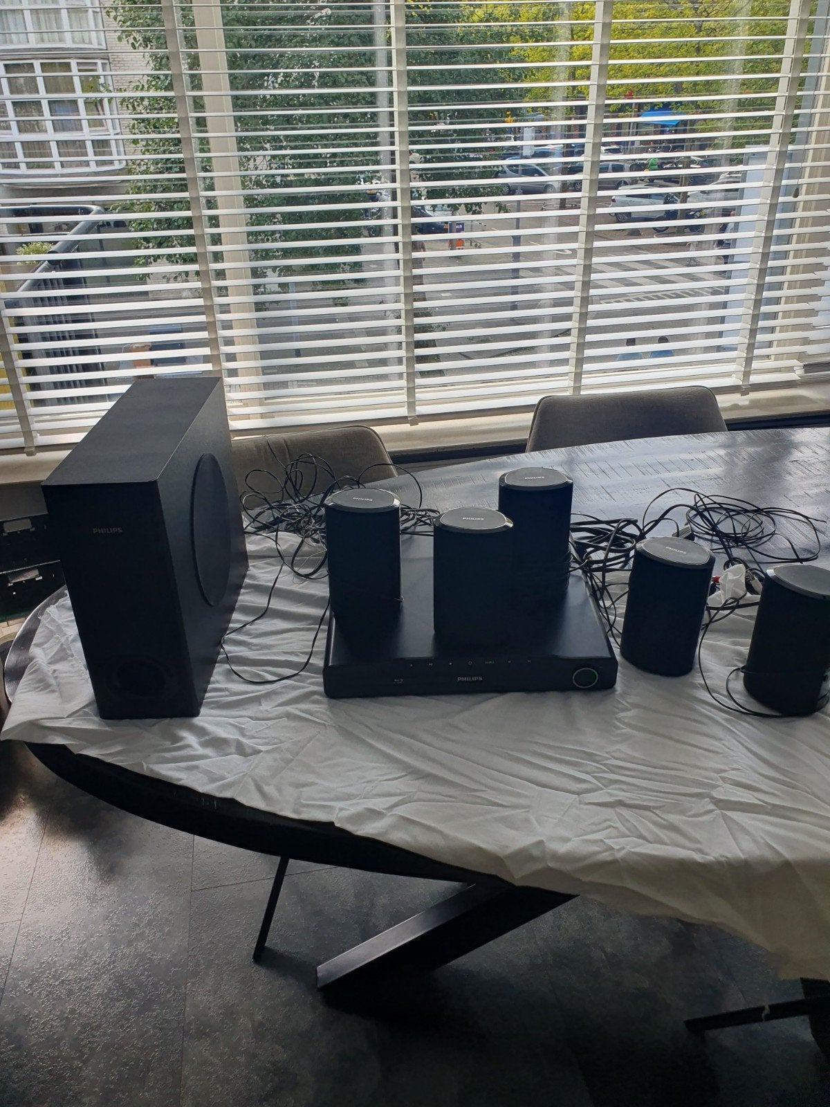 Philips stereo set, Audio, Tv en Foto, Philips, Soundbar, Blu-ray-speler, Ophalen of Verzenden