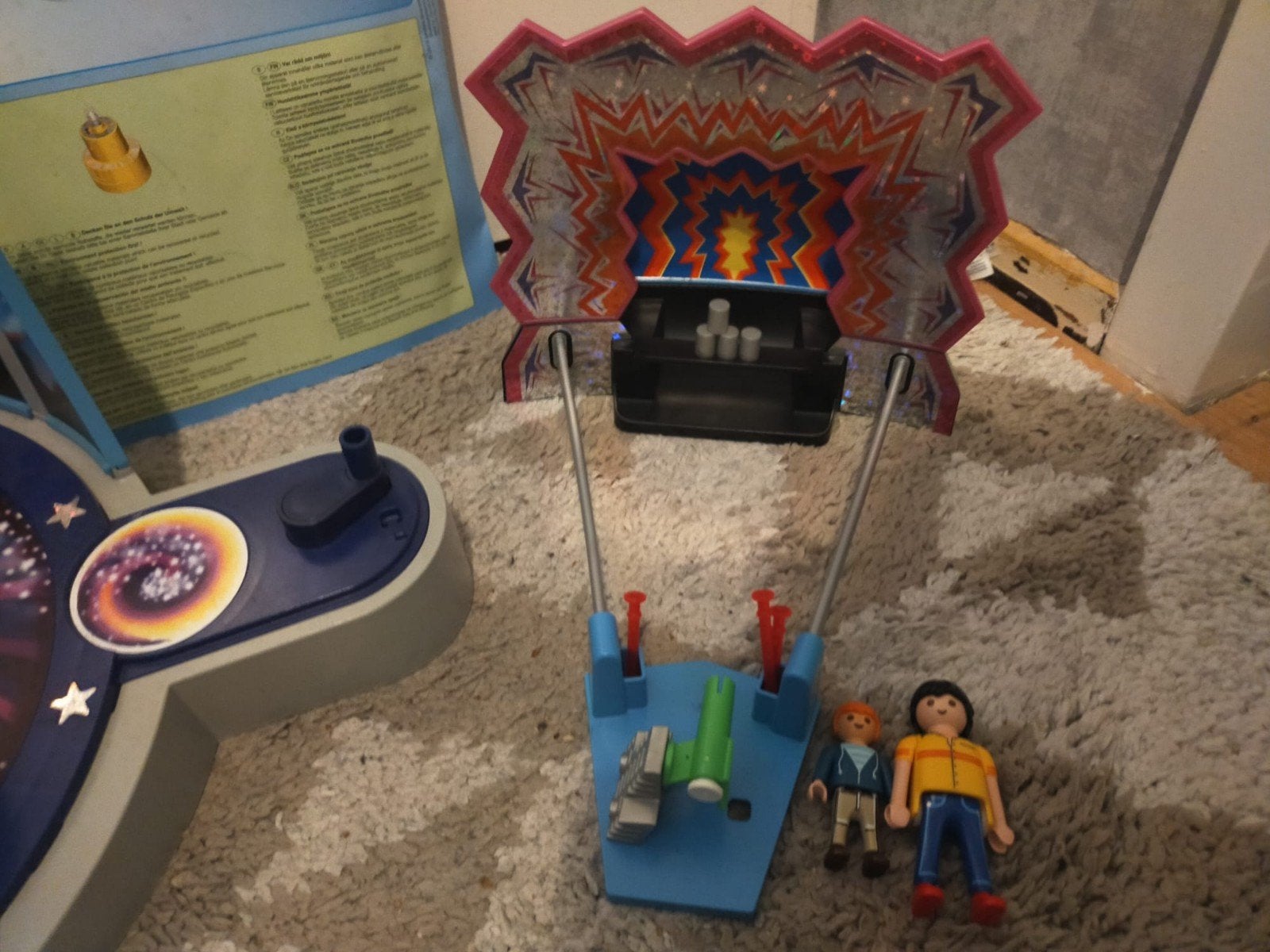 playmobil blikgooien, Ophalen