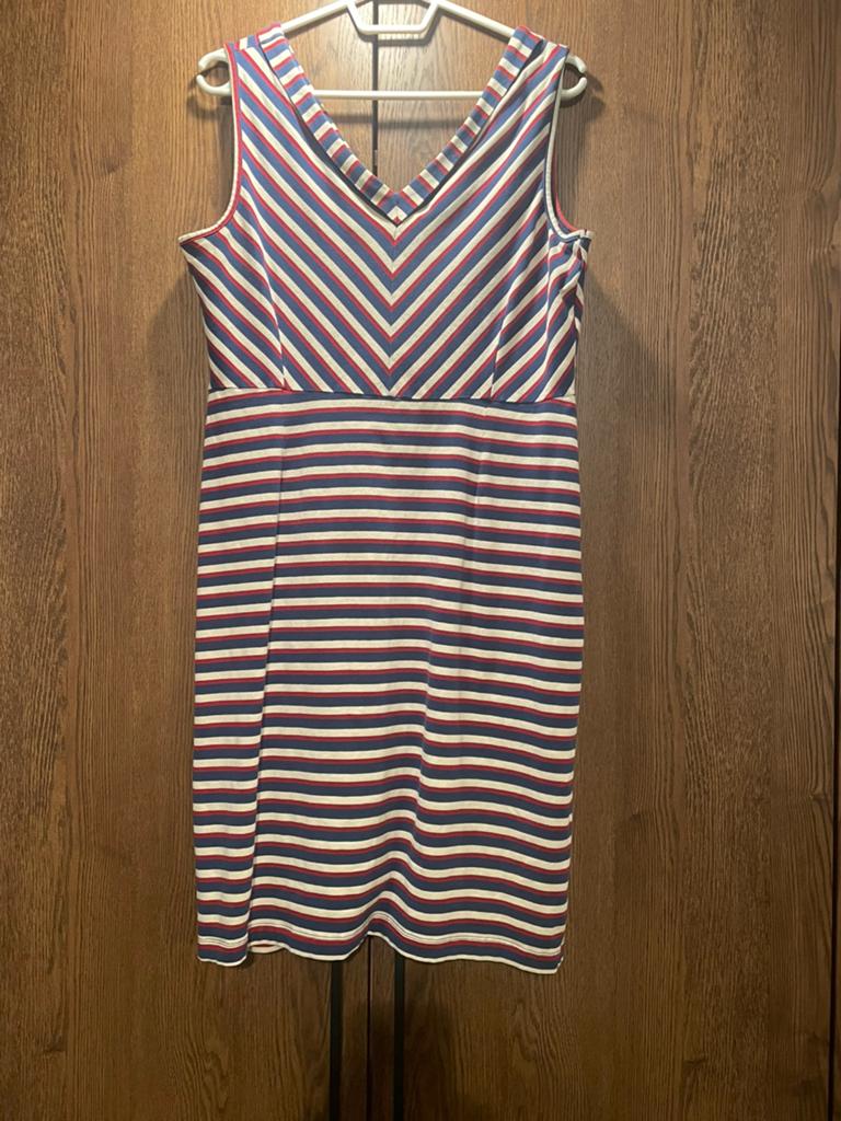 King Louie jurk mt xl, Kleding | Dames, Jurken, Maat 46/48 (XL) of groter, Ophalen of Verzenden, Zo goed als nieuw, Knielengte