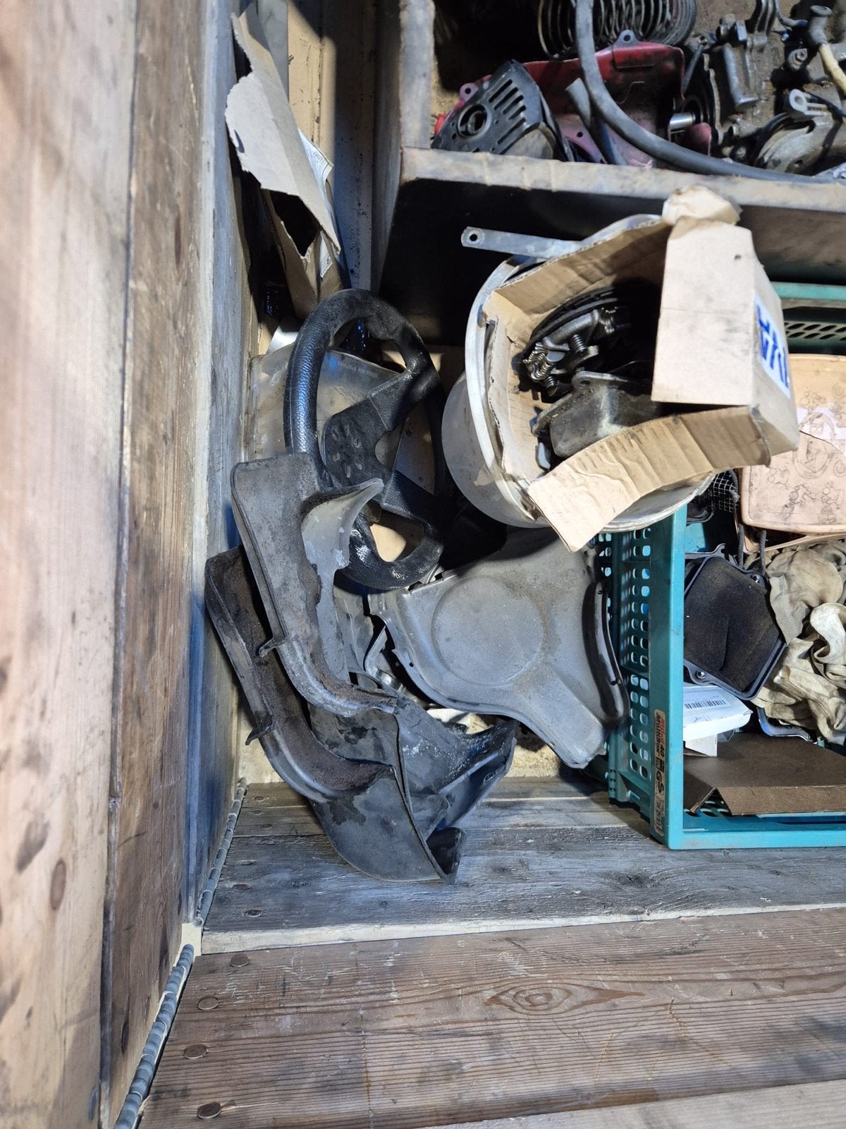 Kart met onderdelen en banden te koop, Sport en Fitness, Karting, Ophalen, Gebruikt, Kart