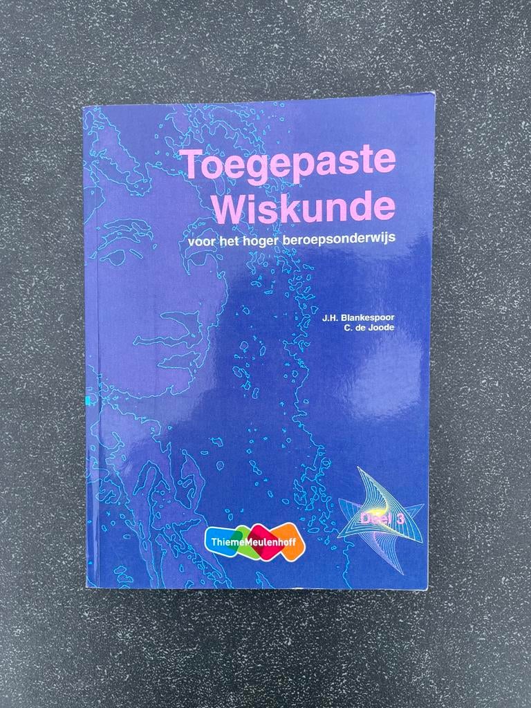 Toegepaste Wiskunde voor het hoger beroepsonderwijs, Ophalen of Verzenden, Beta, Gelezen, HBO