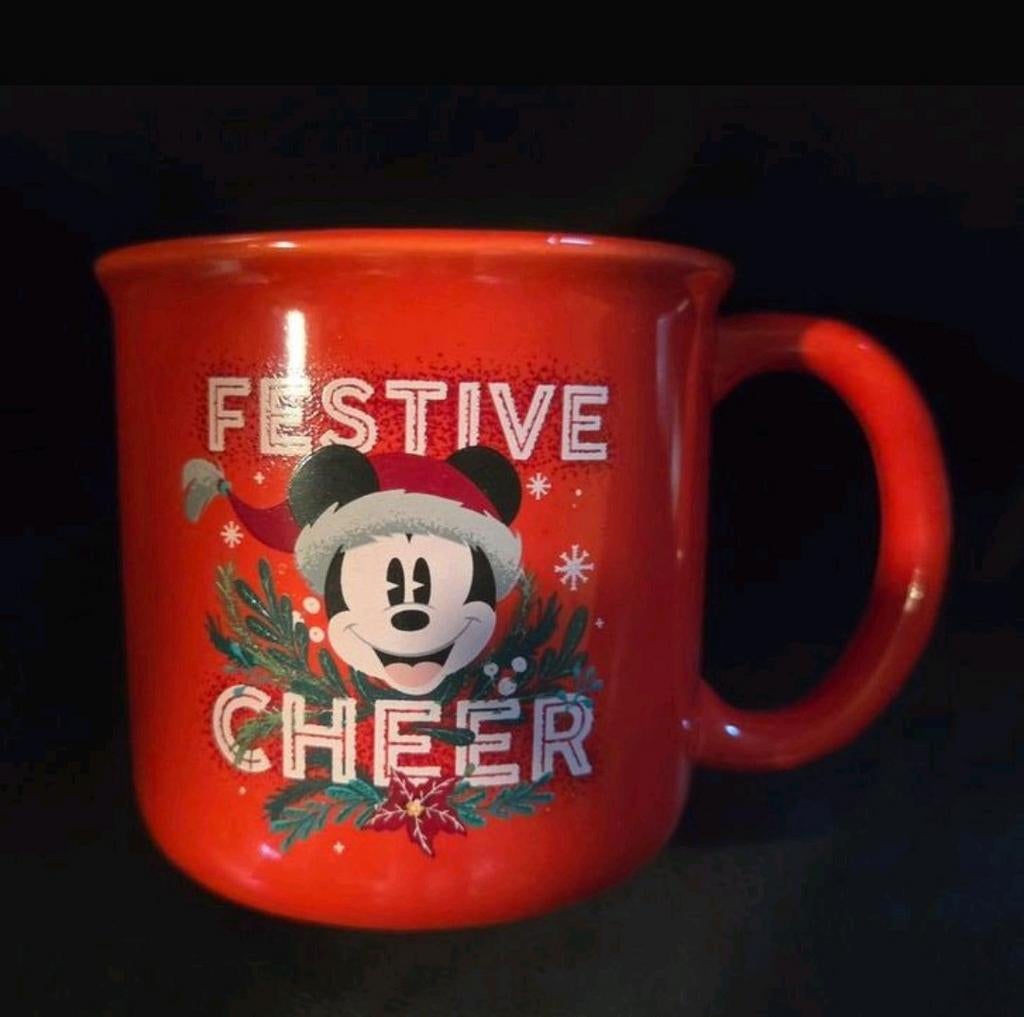 Mickey Christmas mok, Ophalen of Verzenden, Mickey Mouse, Nieuw, Servies