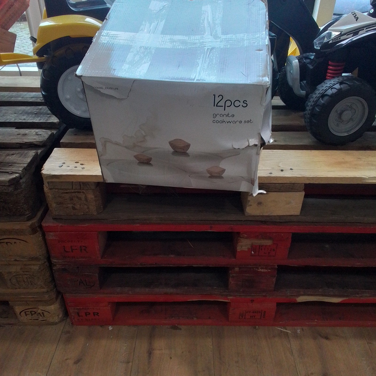 12-delige Granita Cookware Pannenset - Nieuw in doos, Overige materialen, Antiaanbaklaag, Nieuw, Pannenset