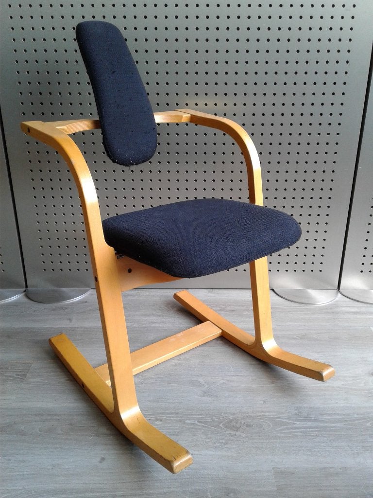 1x Stokke (Variér) Actulum (Zwart), Zeer Goed!, Huis en Inrichting, Stoelen, Gebruikt, Zwart, Ophalen of Verzenden, Variér