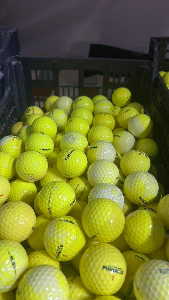 50 Stuks Pinnacle Rush Gele Golfballen, Ophalen of Verzenden, Zo goed als nieuw, Bal(len)