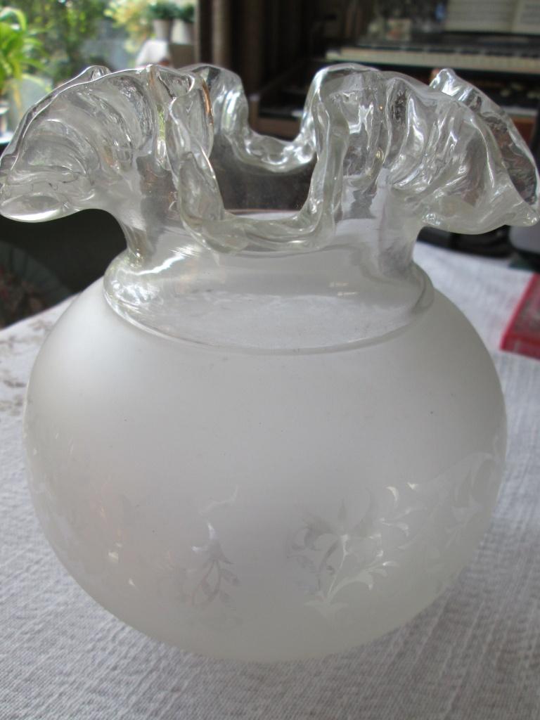 Glazen lamphouder ,lampenkap  ruche glas  ,art deco, Antiek en Kunst, Antiek | Lampen, Ophalen