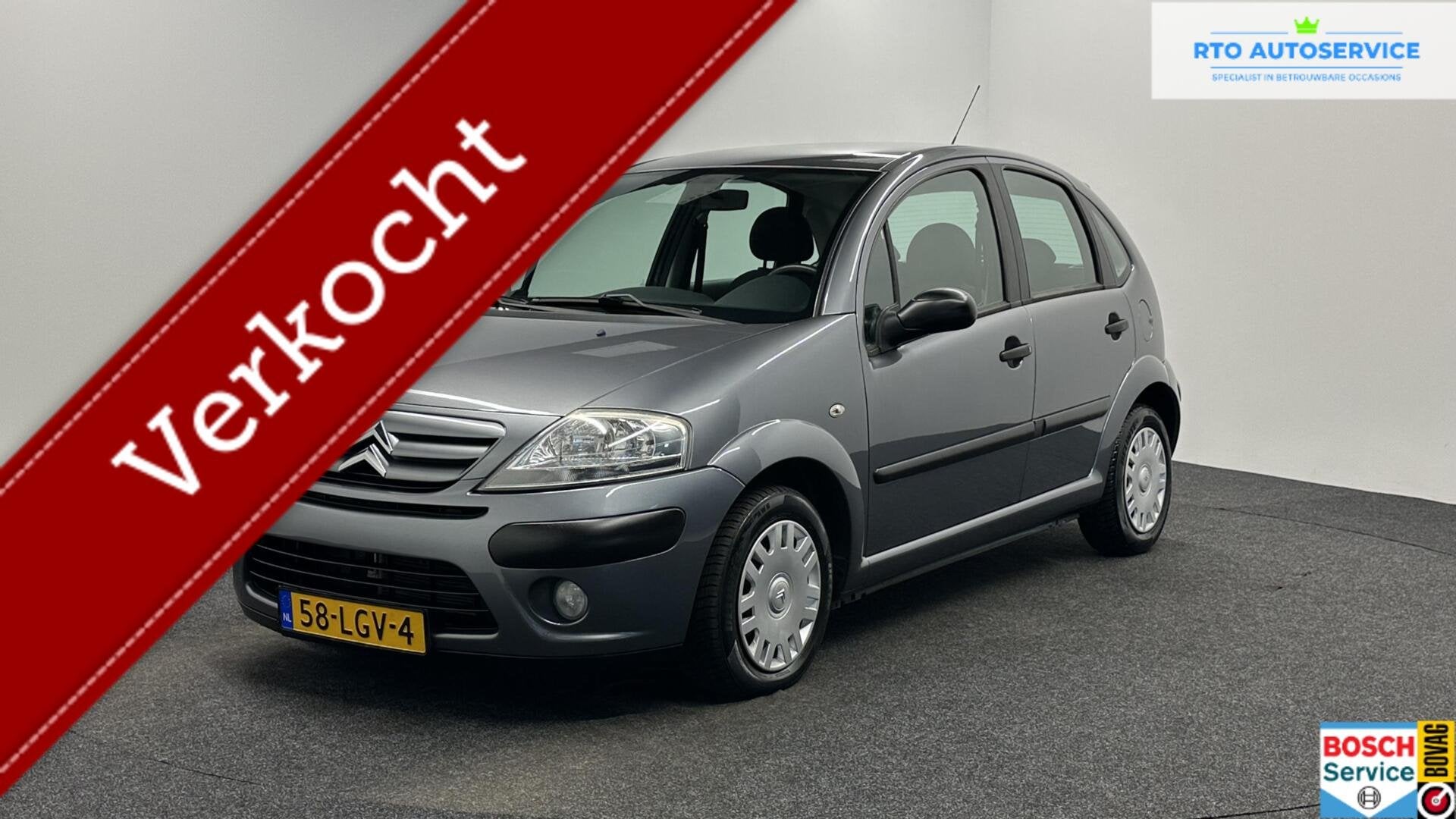 Citroen C3 1.4 Dynamique TREKHAAK AIRCO 77000 KM., Auto's, Voorwielaandrijving, 989 kg, Met garantie (alle), Origineel Nederlands