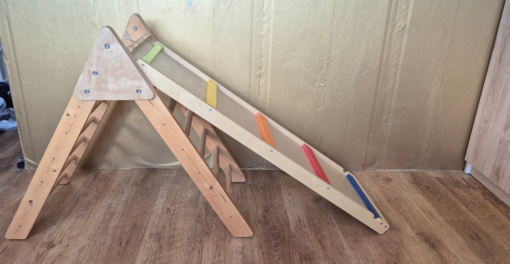 Binnen krimrek met glijbaan, Kinderen en Baby's, Speelgoed | Houten speelgoed, Ophalen, Zo goed als nieuw, Overige typen