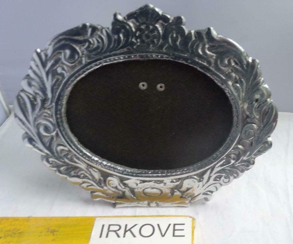 PRACHTIGE TINNEN OVALE LIJST * Mooie Rand *, Verzenden