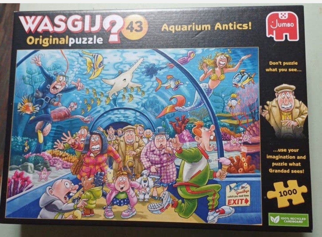 leuke wasgij puzzels, Ophalen of Verzenden, 500 t/m 1500 stukjes, Zo goed als nieuw, Legpuzzel
