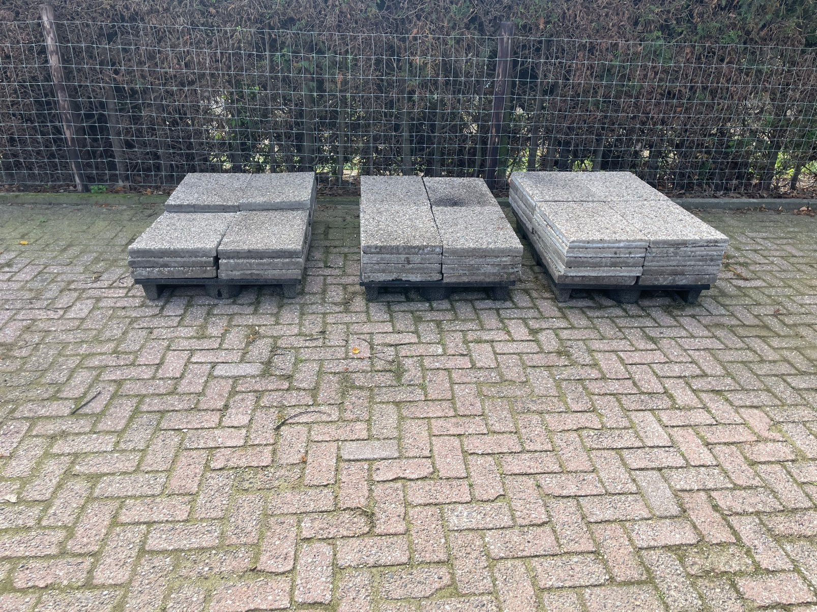 Grindtegels 40 X 60 cm 5 cm Dik, Tuin en Terras, Ophalen, Gebruikt, Overige typen, 10 m² of meer
