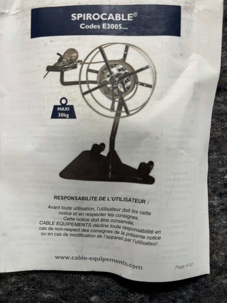 Spiro kabel afrol apparaat, Ophalen of Verzenden, Zo goed als nieuw