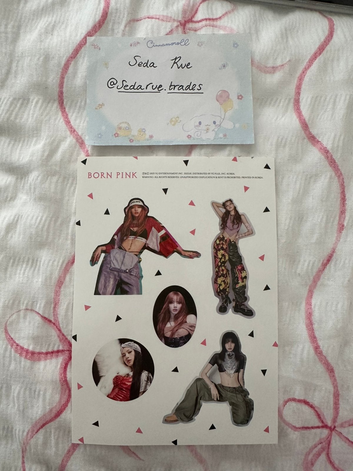 Blackpink Lisa stickers, Verzenden, Zo goed als nieuw, Versiering of Embellishment
