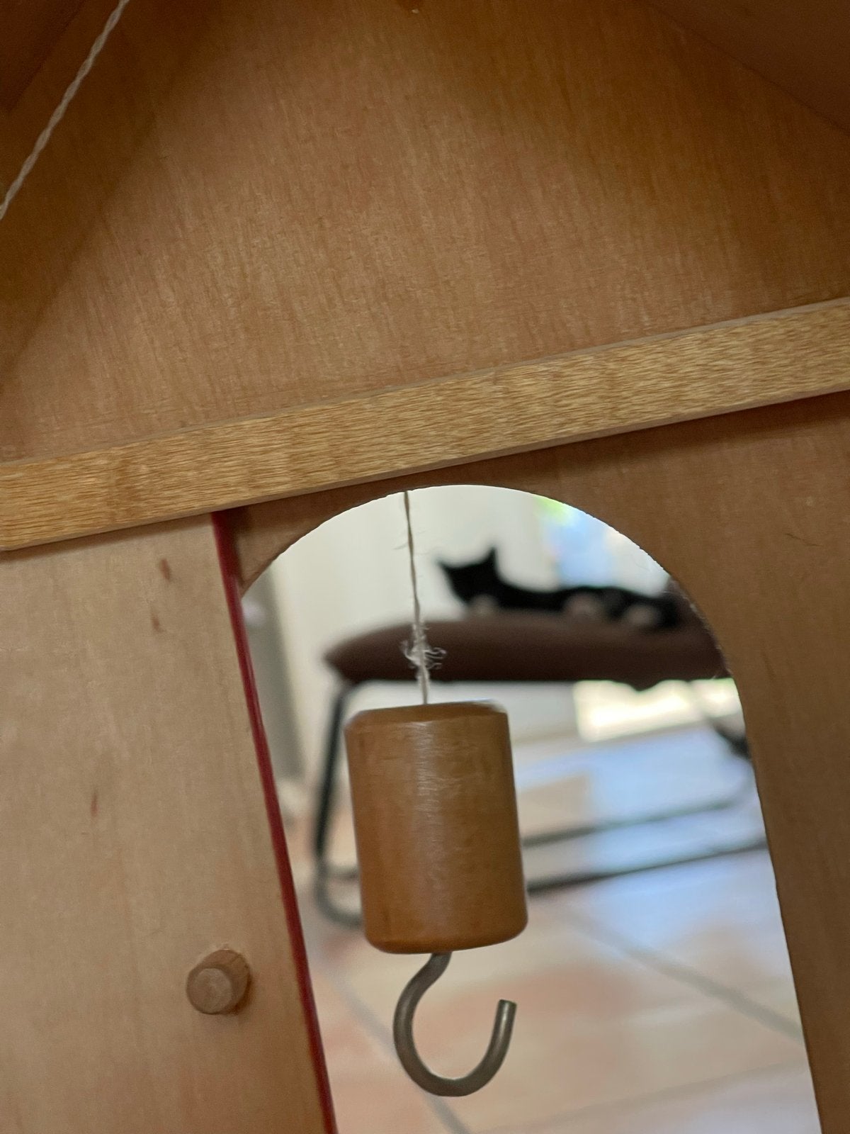 Houten grachtenpand pakhuis met hijsfunctie, Ophalen of Verzenden, Gebruikt, Meubelstuk of Keukentje