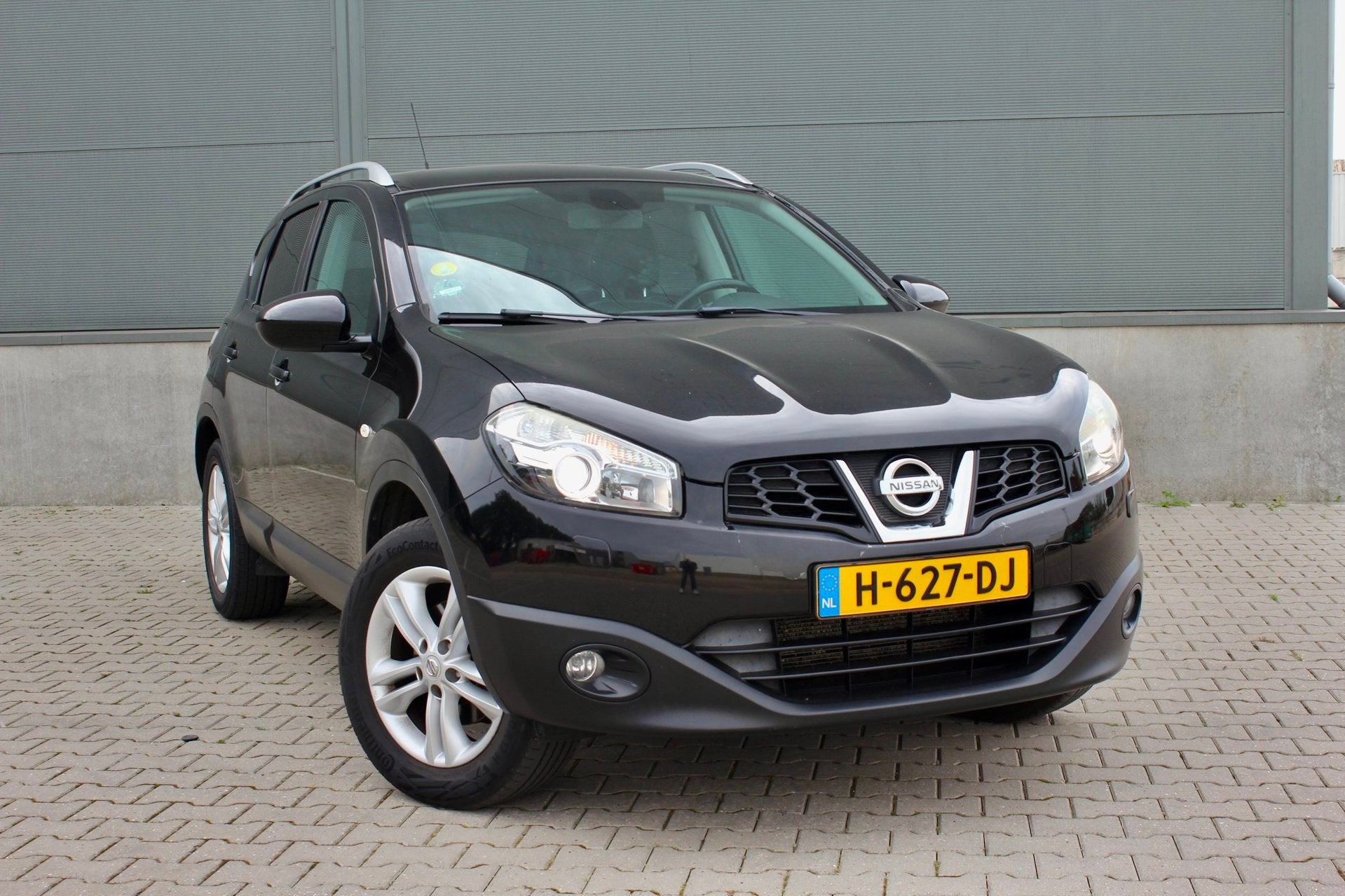 Nissan Qashqai 2.0 Tekna, Auto's, Gebruikt, 4 cilinders, Automatische klimaatregeling, Zwart