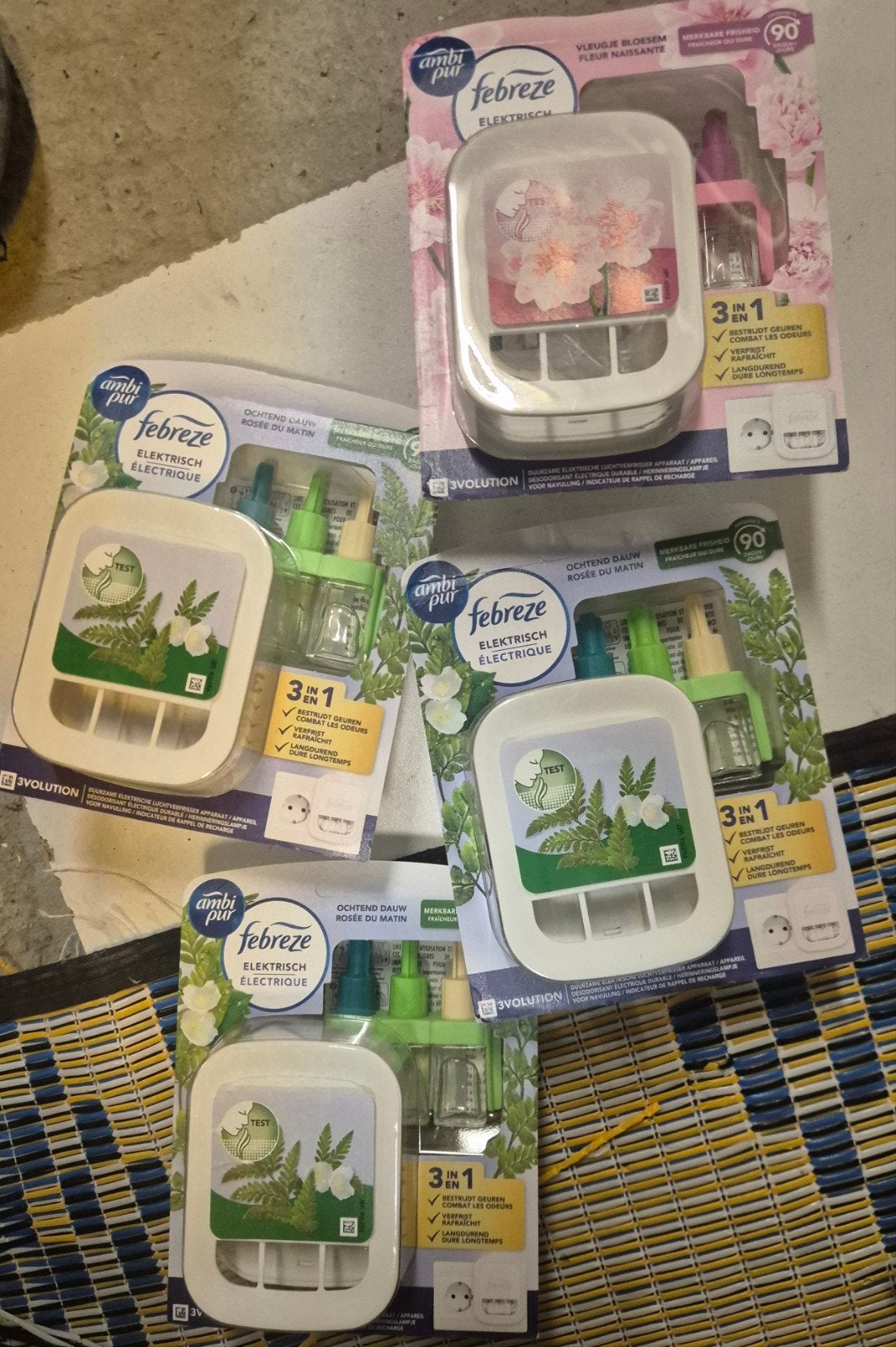 Ambi Pur Febreze Elektrische Luchtverfrisser 4-pack, Ophalen of Verzenden, Nieuw