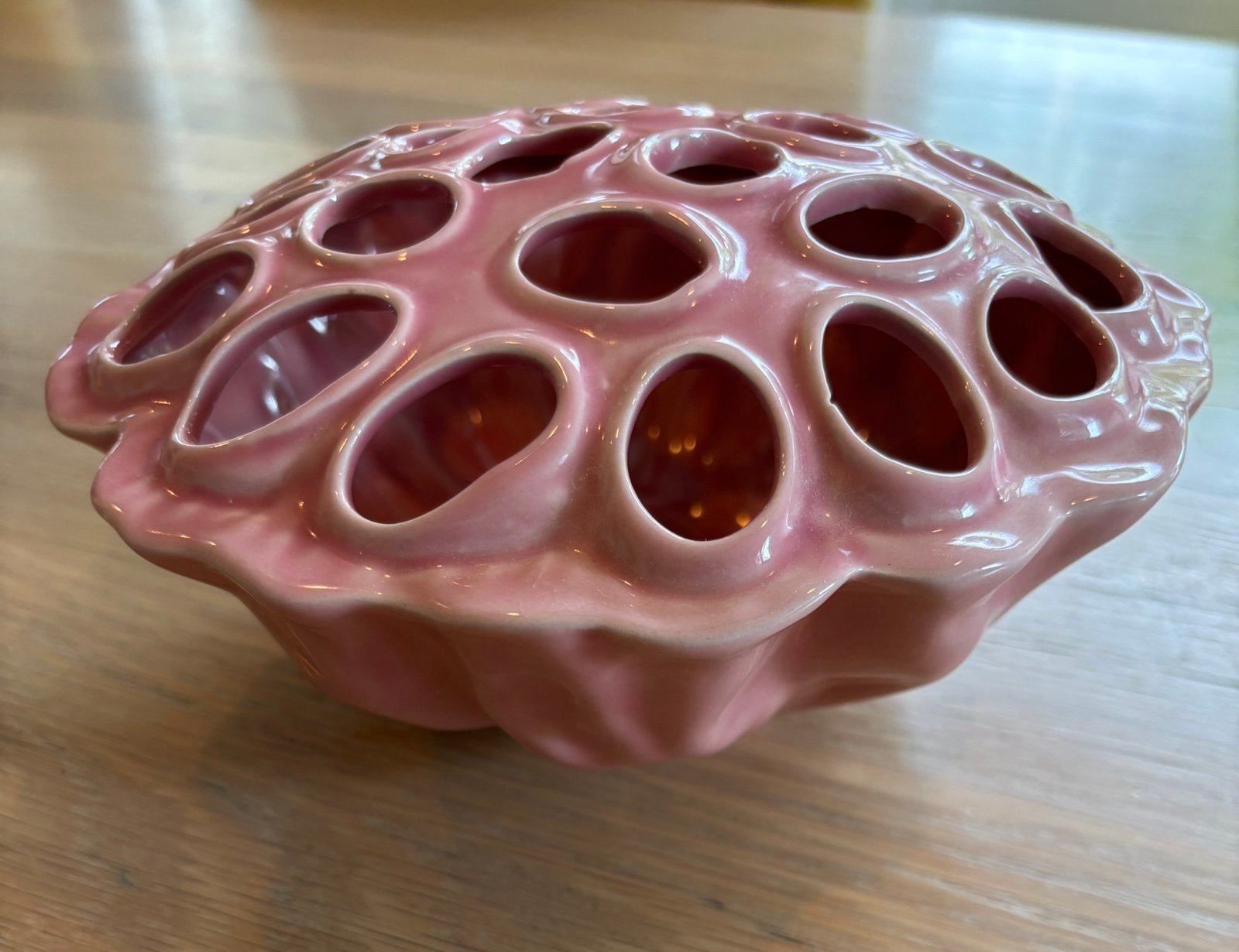 Lotusvaas Des Pots, Ophalen of Verzenden, Zo goed als nieuw, Roze