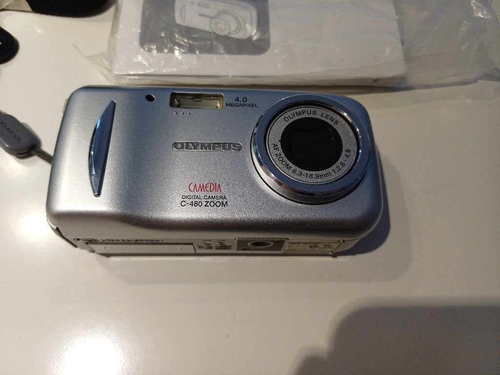Olympus digitale camera C- 480 zoom, Compact, Ophalen of Verzenden, Zo goed als nieuw, Olympus
