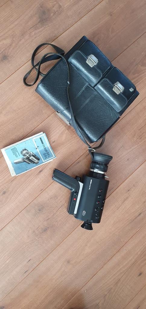 Revue Cockpit S/6L Super 8 camera met tas en handleiding, Audio, Tv en Foto, Videocamera's Analoog, Camera, 8mm, Ophalen