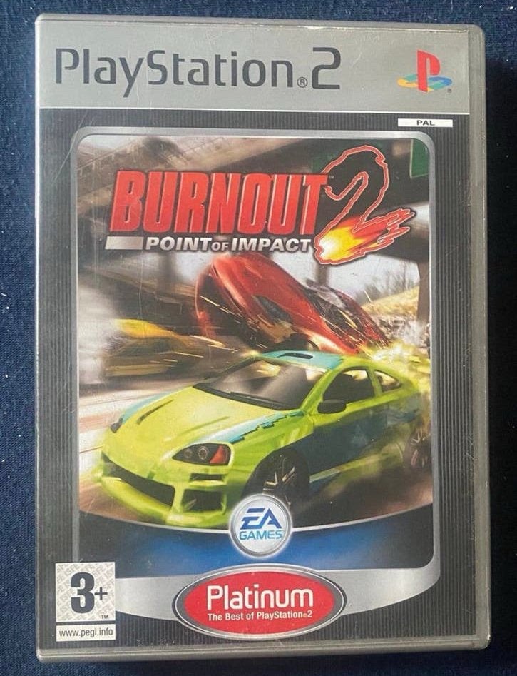Burnout 2: Point of Impact voor de PlayStation 2! / Ps2, 1 speler, Racen en Vliegen, Ophalen of Verzenden, Zo goed als nieuw