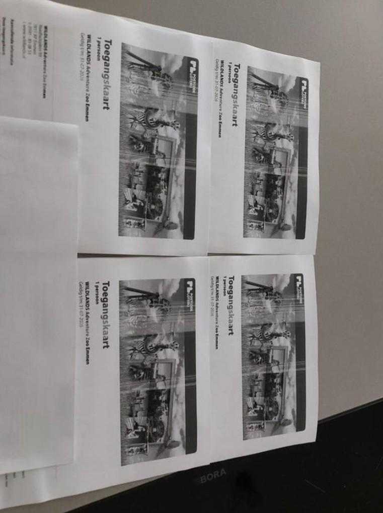 kaartjes te koop wildlands Emmen, Tickets en Kaartjes, Drie personen of meer, Ticket of Toegangskaart