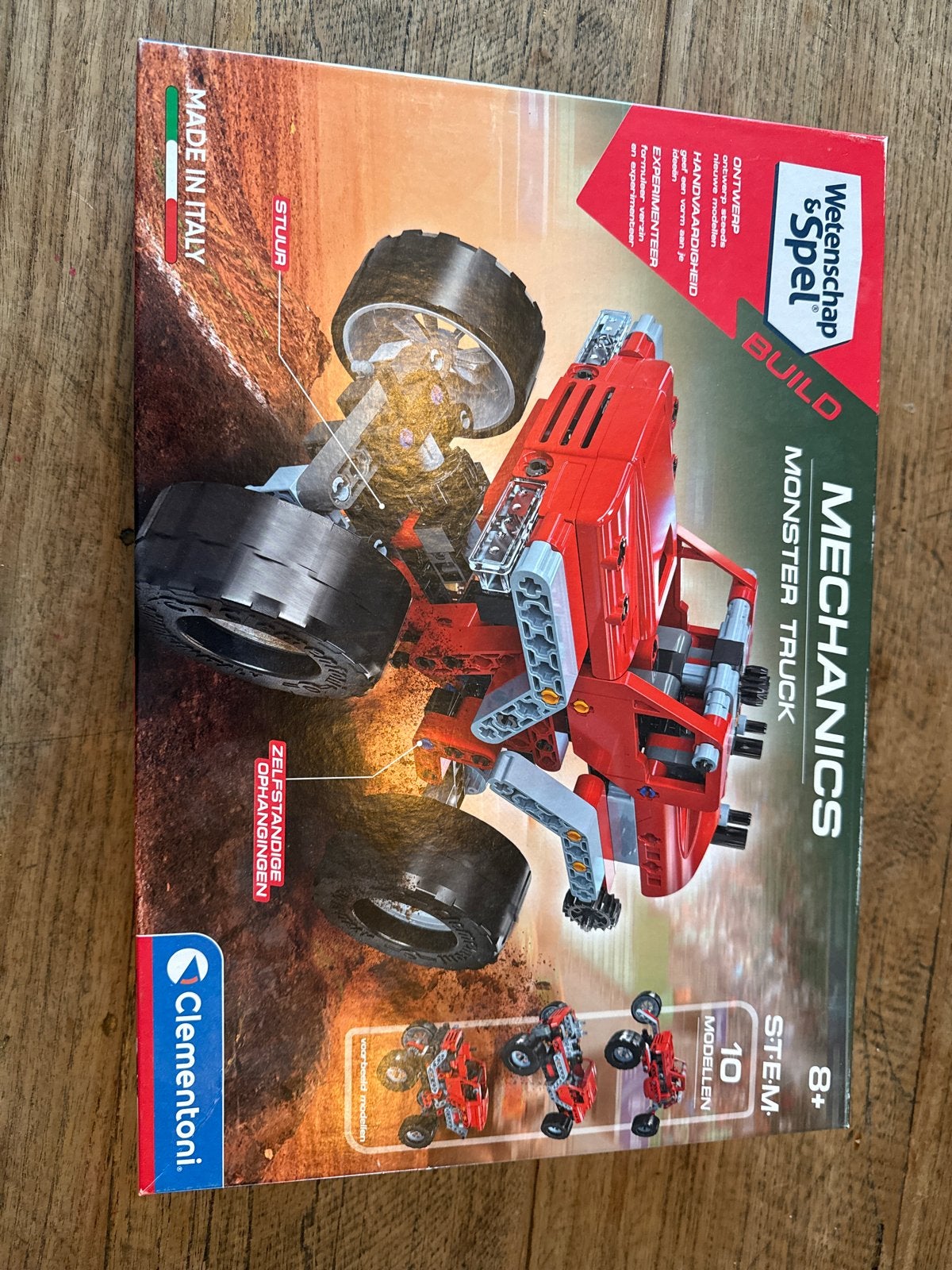 Clementoni Mechanics Monster Truck STEM Bouwpakket, Ophalen of Verzenden, Nieuw, Overige merken